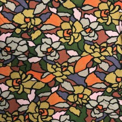 Mosaik-blommor GUL-ORANGE